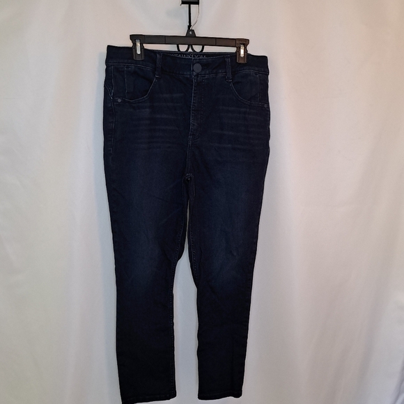 Wit & Wisdom Women's Size 14 Deep Indigo Ankle Jeans - Picture 1 of 5